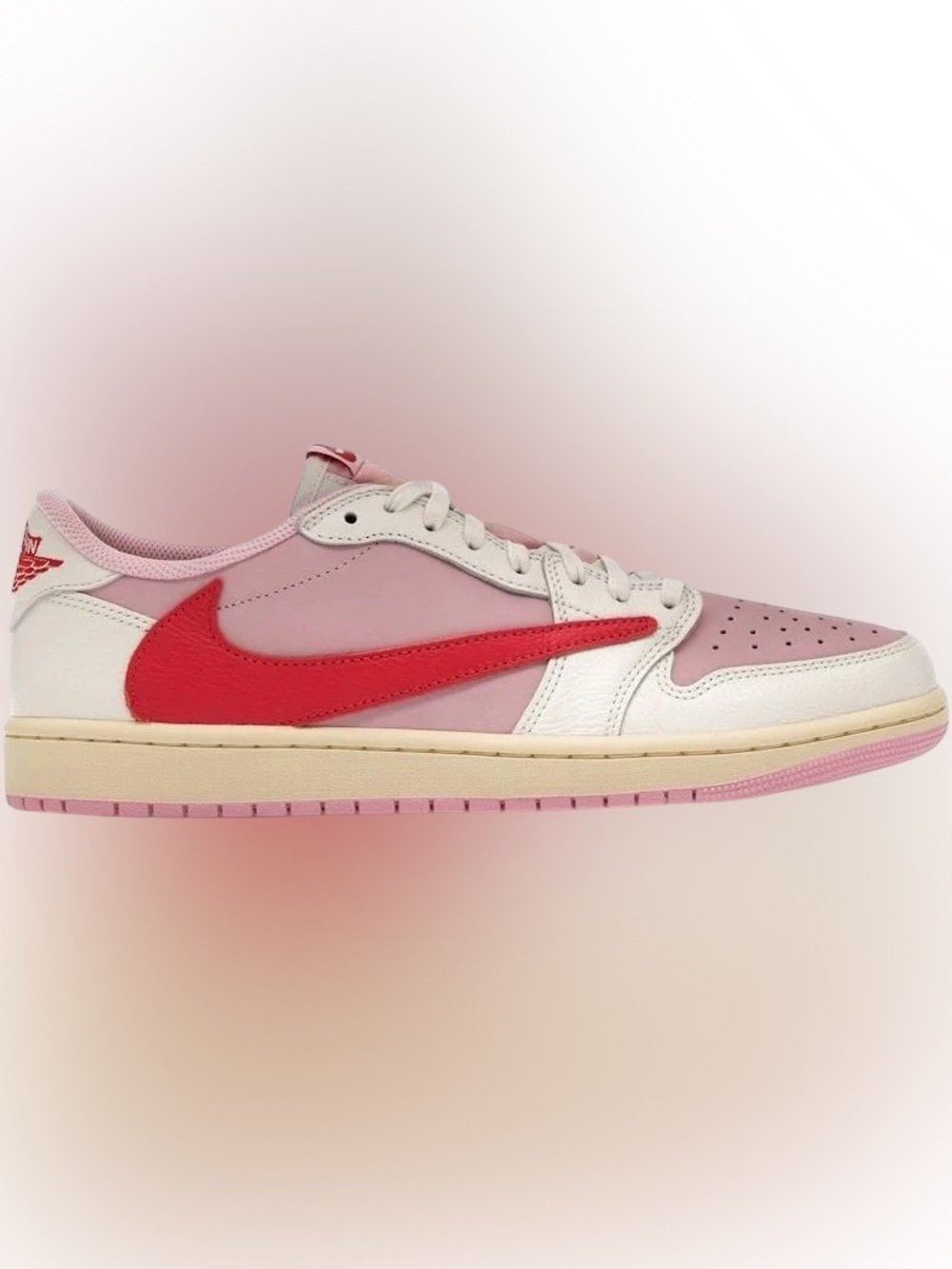 Air Jordan 1 Low x Travis Scott Shy Pink and Tropical Pink